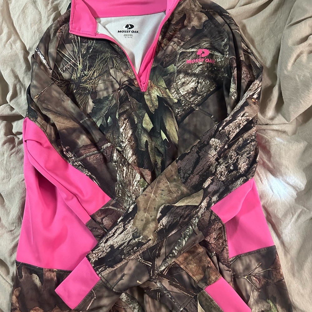 Mossy Oak Camo and Pink Camo Pullover